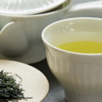 笹外郎屋のカフェメニュー日本茶